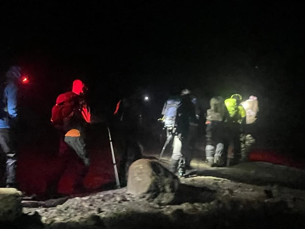 Summit kilimanjaro at night with nafika