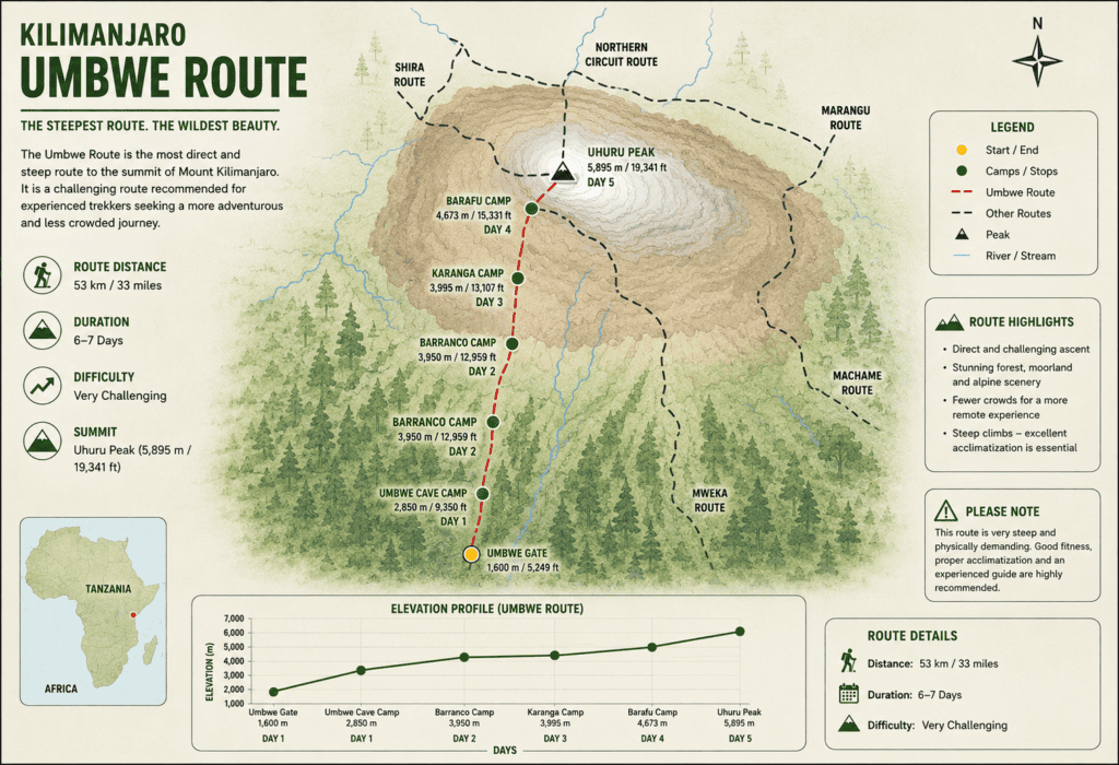 6 Days Umbwe route